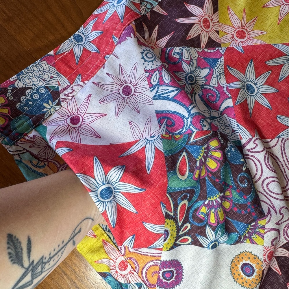 Hawaii Rip Skirt Patchwork Skirt - Picture 3 of 8